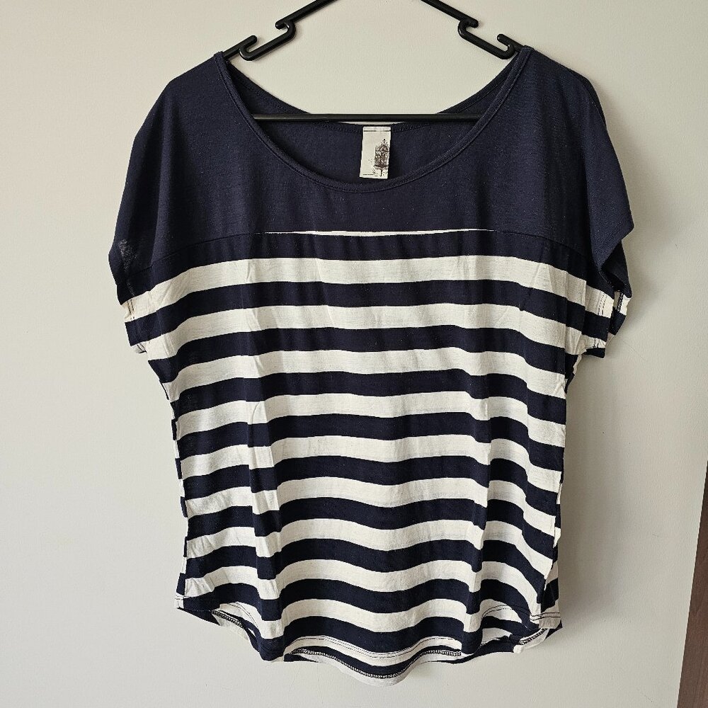 Blue & White Stripped Shirt